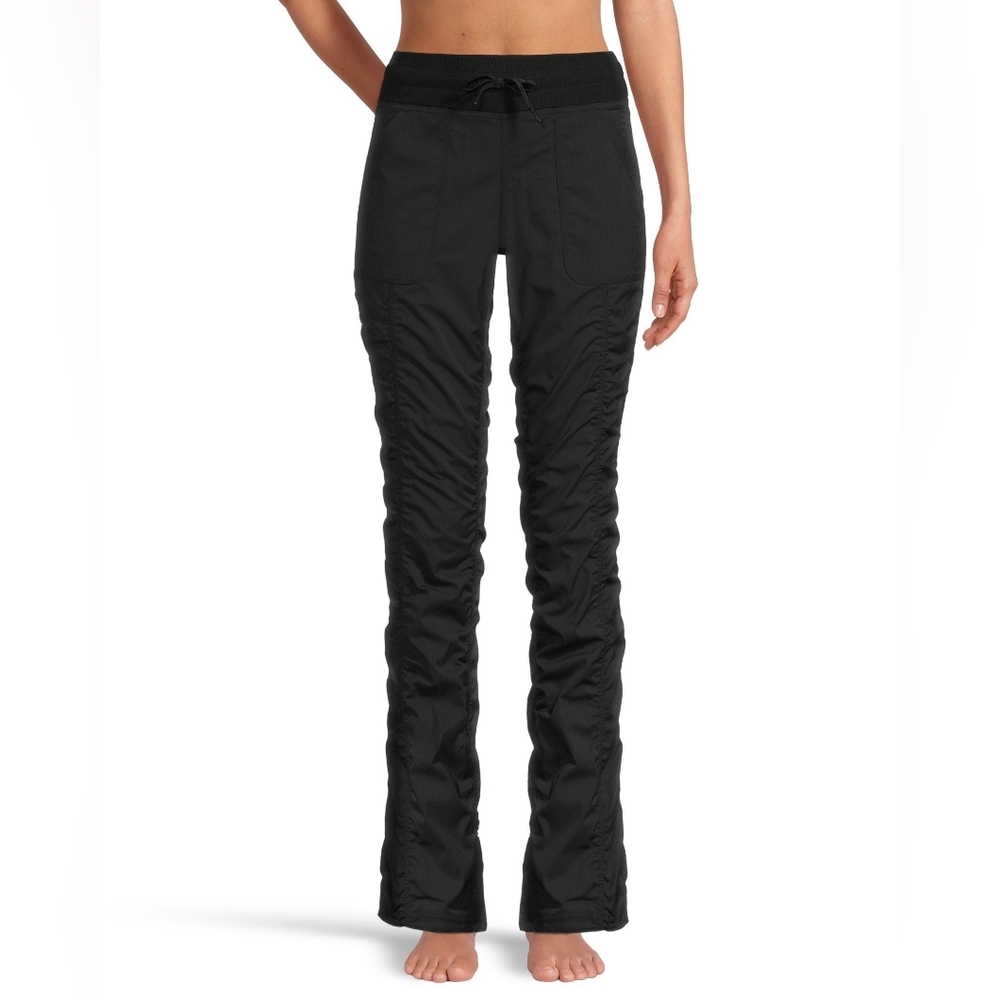 Shambhala Women's Mid Rise Ruched Woven Active Pants